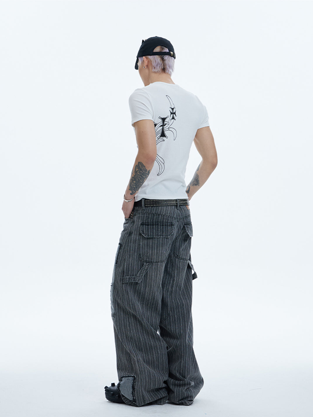 DND4DES | Vintage Patchwork Striped Boro Pants - PSYLOS 1, DND4DES | Vintage Patchwork Striped Boro Pants, Pants, DND4DES•JAPAN, PSYLOS 1